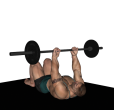 Barbell Press - Floor Reverse
